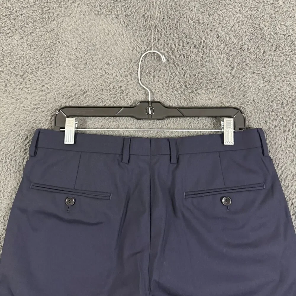 J Crew Dress Pants Mens 31x30 Blue Ludlow Slim Fit Loro Piana Wool Formal